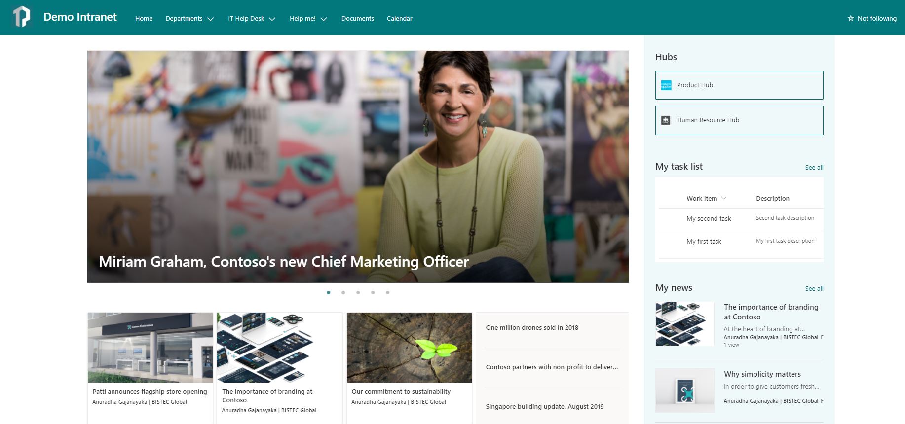 Intranet Demo